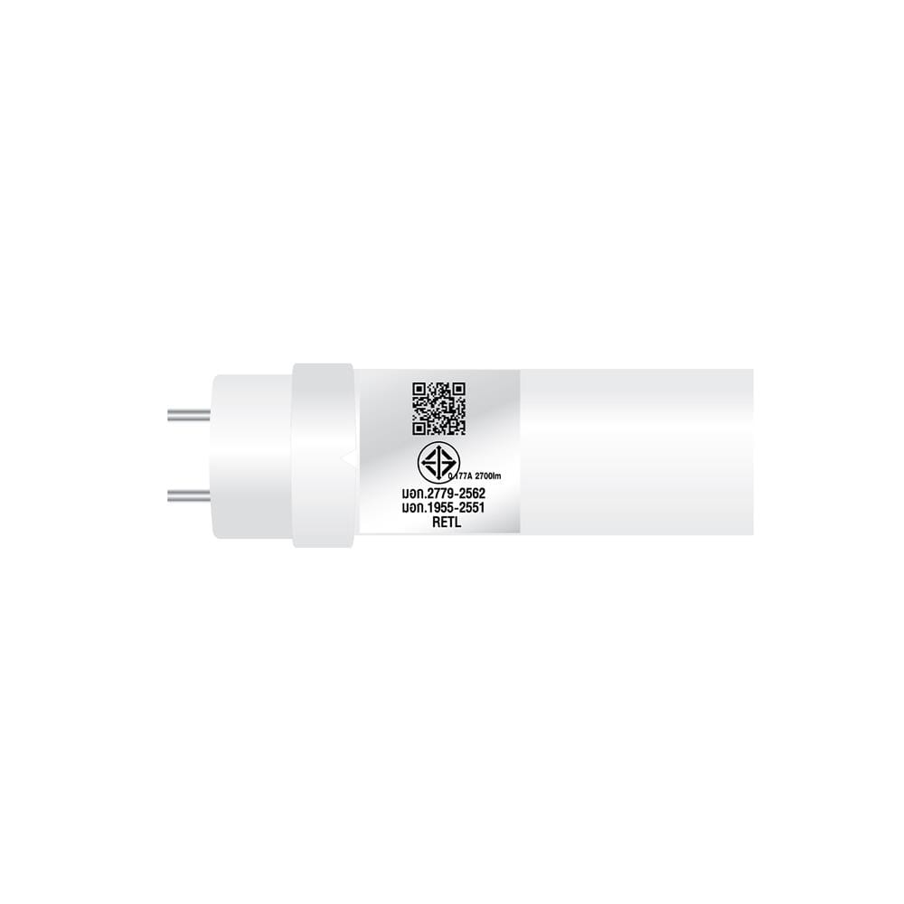 หลอด LED RACER T8 TWIN POWER DE 18.5 วัตต์ DAYLIGHT G13 (ซื้อ 1 แถม 1)