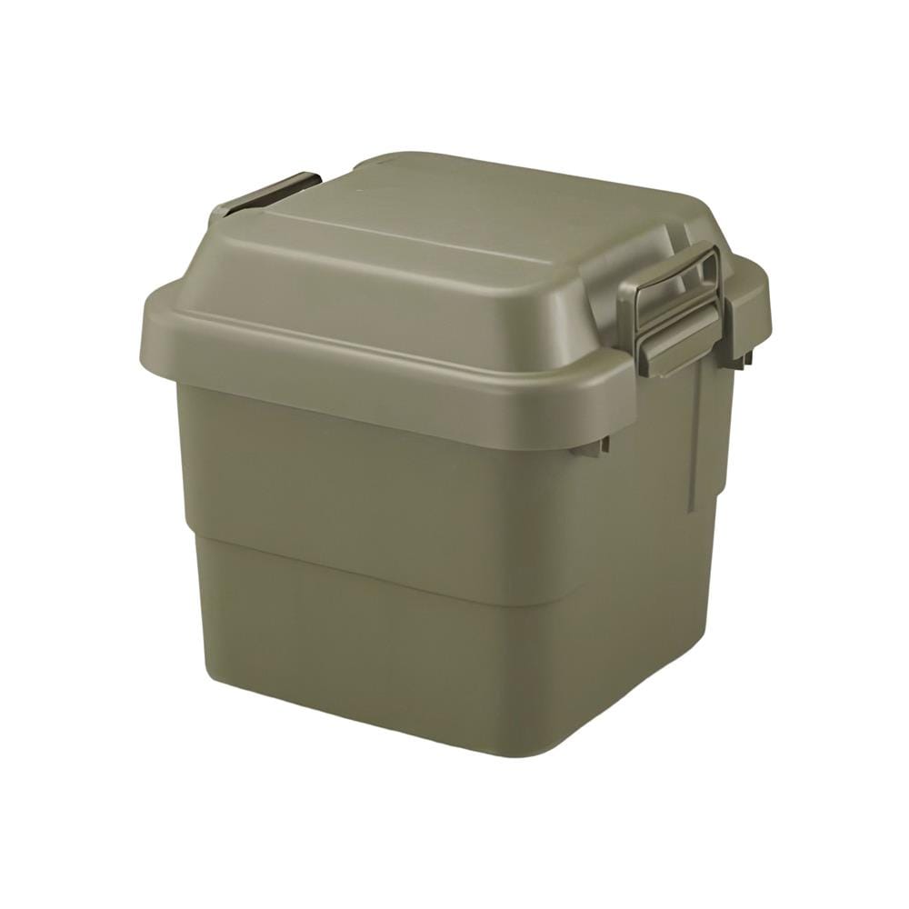 กล่องเครื่องมือ DIY TRUSCO ODC-30 30 ลิตร สีเขียวมะกอก