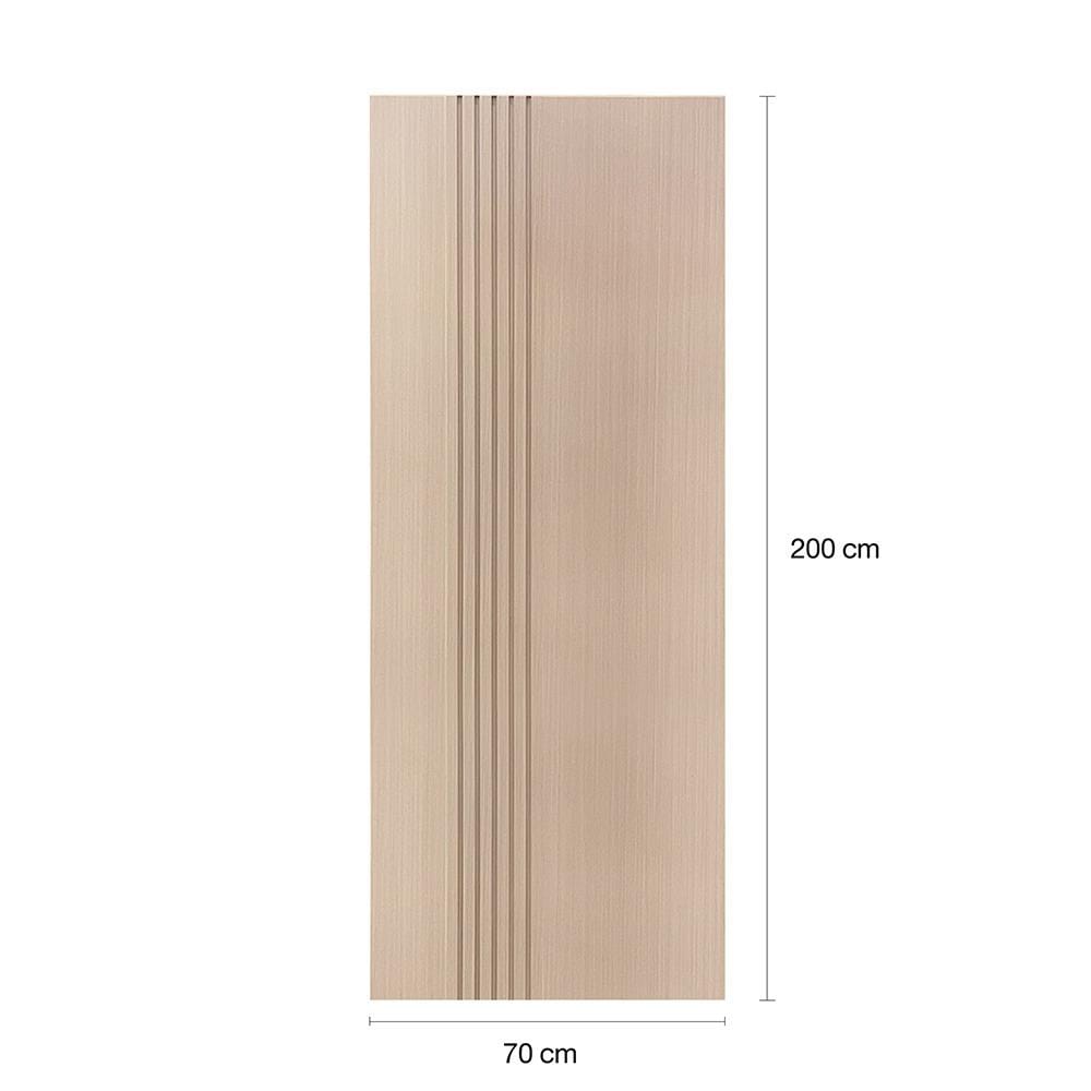 ประตูภายใน WPC ไม่เจาะลูกบิด LINEDEKOR IN01-10 70x200 ซม. สีบีช