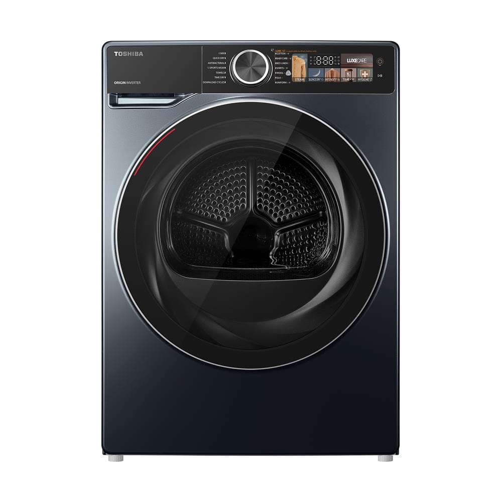เครื่องอบผ้าฝาหน้า TOSHIBA TD-T25BS110HWT(MG) 10 กก. HEAT PUMP สีเทา