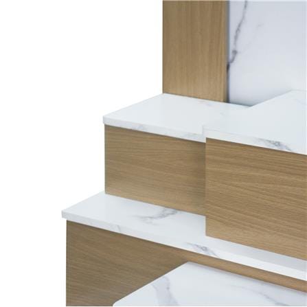 ตู้พระ FURDINI AURA 120 ซม. สี NATURAL OAK/ขาว_7