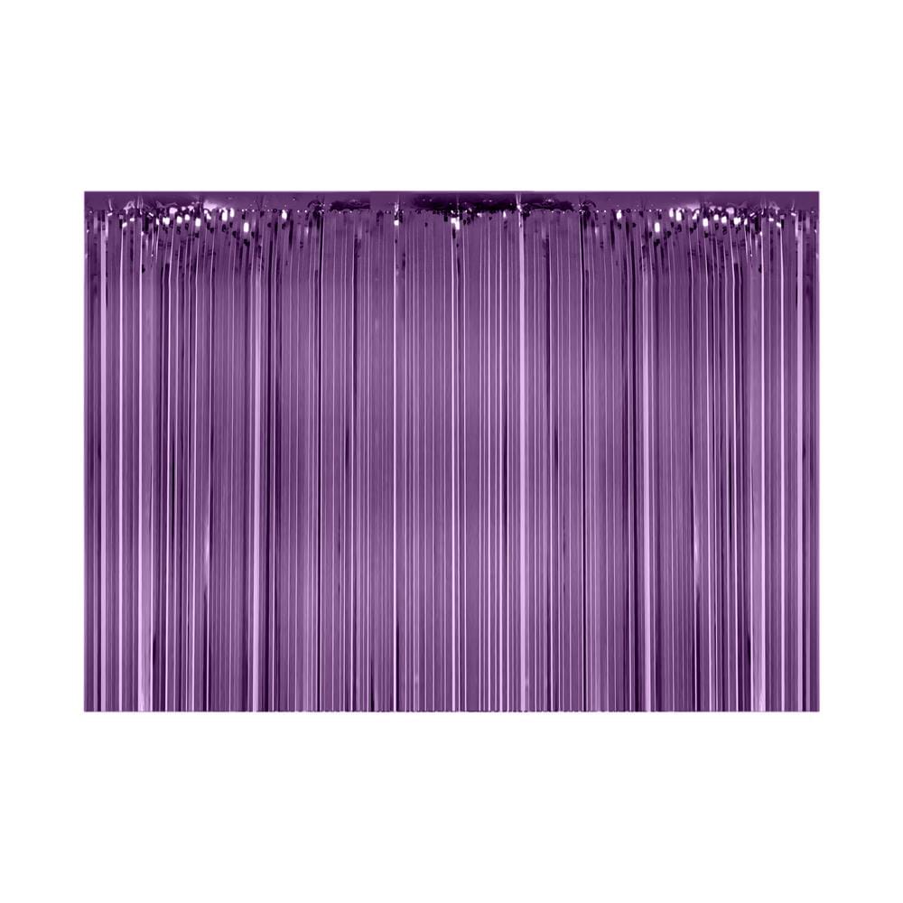 ม่านฟอยล์ตกแต่ง SNAZZ 63.5x90 ซม. สี PLUM