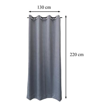 ผ้าม่าน EYELET HOME LIVING STYLE TRACE UV 130x160 ซม. สีเทา_8