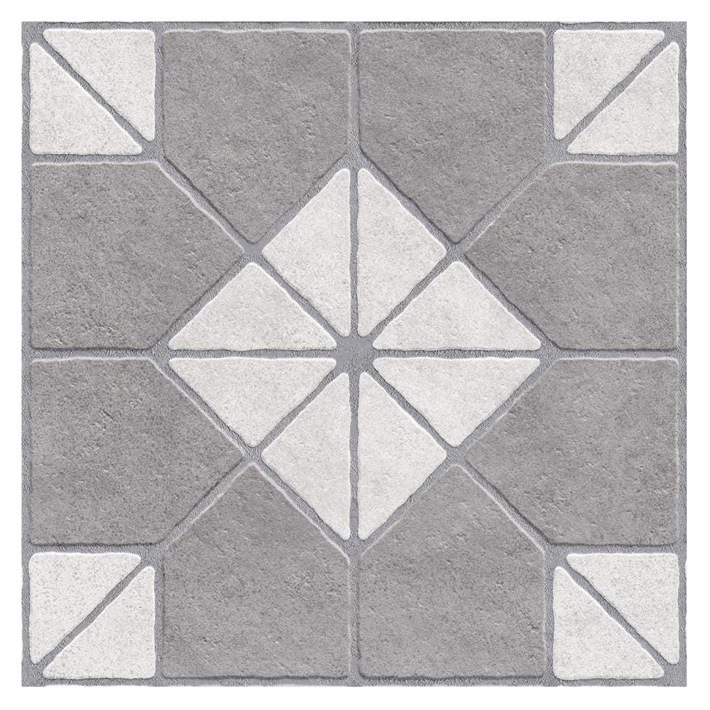 กระเบื้องพื้นพอร์ซเลน 40x40 ซม. TARA มุมไบ สีเทา 0.94 ตร.ม.