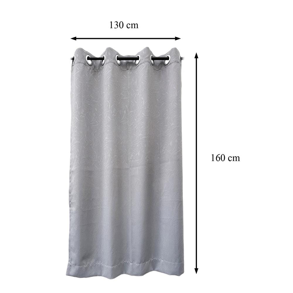 ผ้าม่าน EYELET HOME LIVING STYLE FAYE UV 130x160 ซม. สีเทา