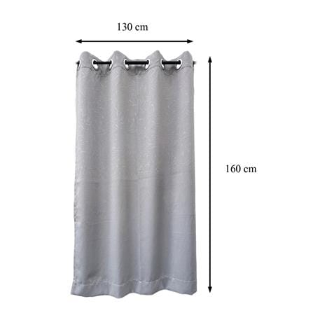 ผ้าม่าน EYELET HOME LIVING STYLE FAYE UV 130x160 ซม. สีเทา_5