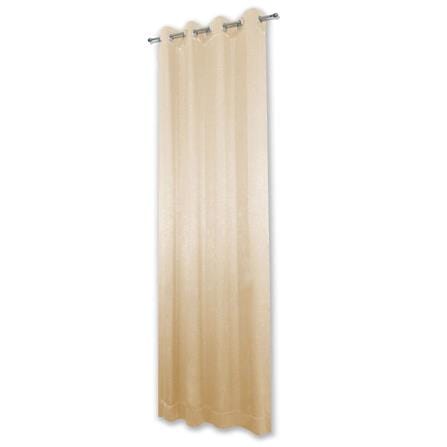 ผ้าม่าน EYELET HOME LIVING STYLE GRID UV 130x220 ซม. สีครีม_1