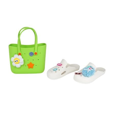 เซตรองเท้า พร้อมกระเป๋า EVA SNAZZ MOVA BAG ไซซ์ 37-38 สี GREEN-WHITE