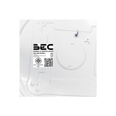ไฟเพดาน LED BEC NORMA-01 15 นิ้ว 36 วัตต์ DAYLIGHT/COOL WHITE/WARM WHITE สีขาว_6