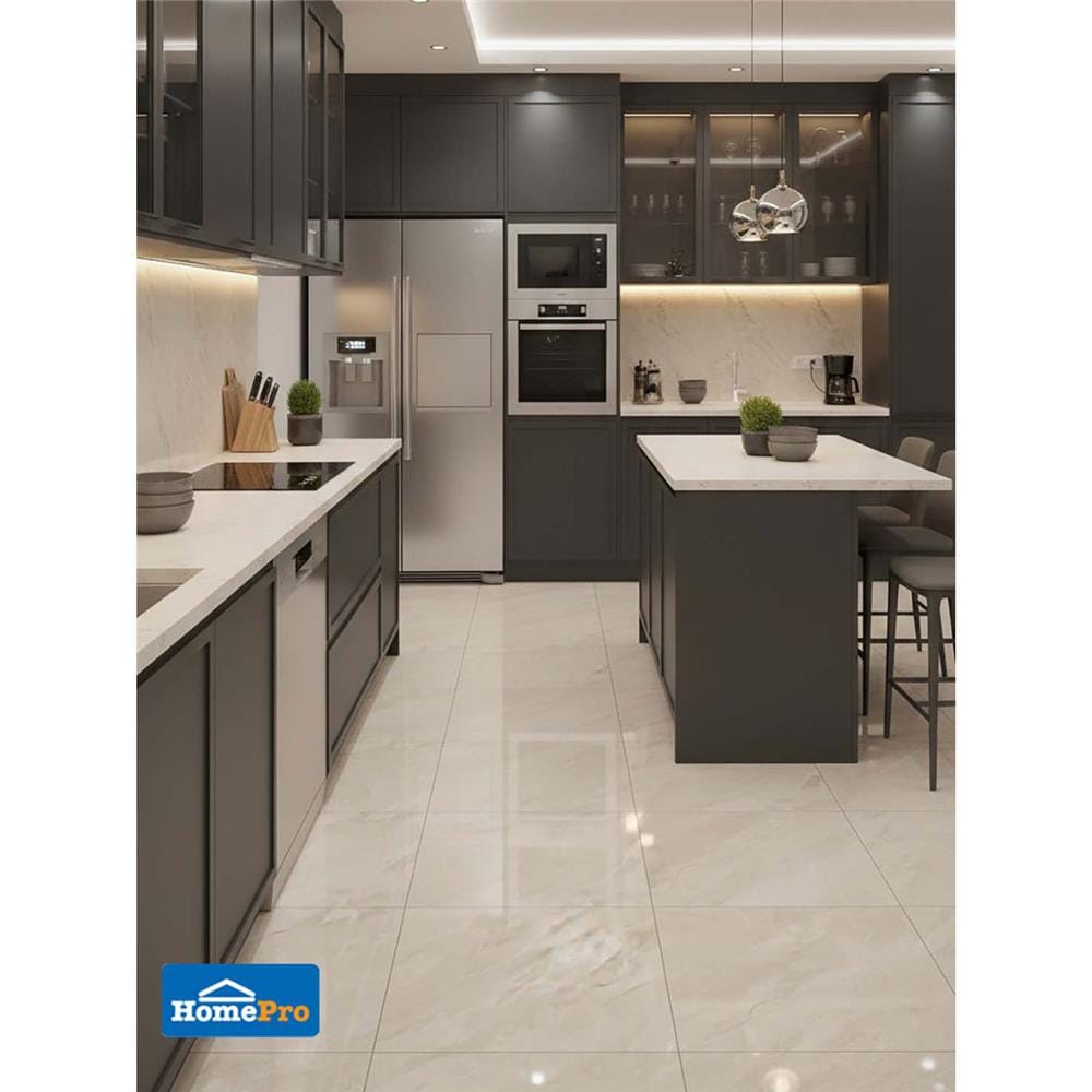 กระเบื้องพื้น 60x60 ซม. TARA เบลิน เบจ A 1.44 ตร.ม.