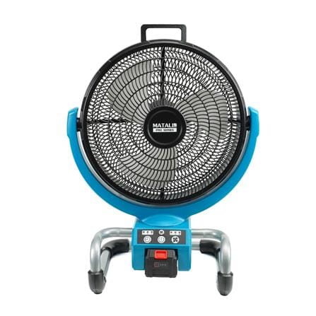 พัดลมไร้สาย 13 นิ้ว (พร้อมแบตเตอรี่และแท่นชาร์จ) MATALL PRO DF-300 20 โวลต์_0