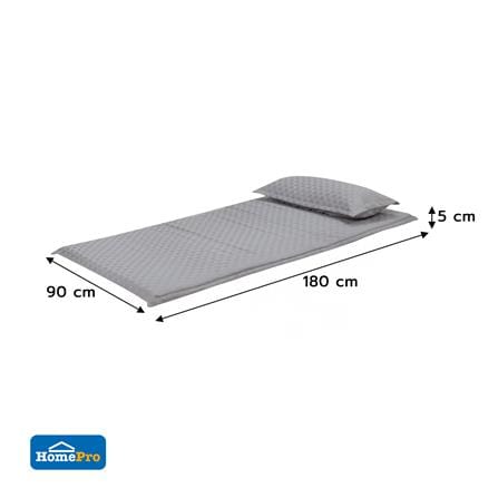 ที่นอนปิกนิก SNAZZ WAFFLE 90x180 ซม. สี GREY_8