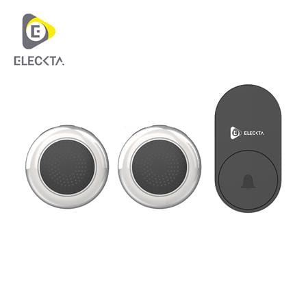 กริ่งไร้สาย ELECKTA KINETIC FL-213-2-BLK สีดำ_0