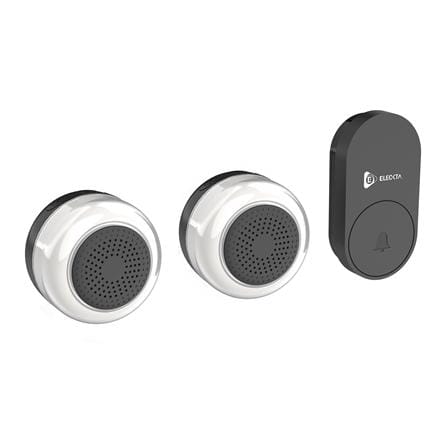 กริ่งไร้สาย ELECKTA KINETIC FL-213-2-BLK สีดำ_1