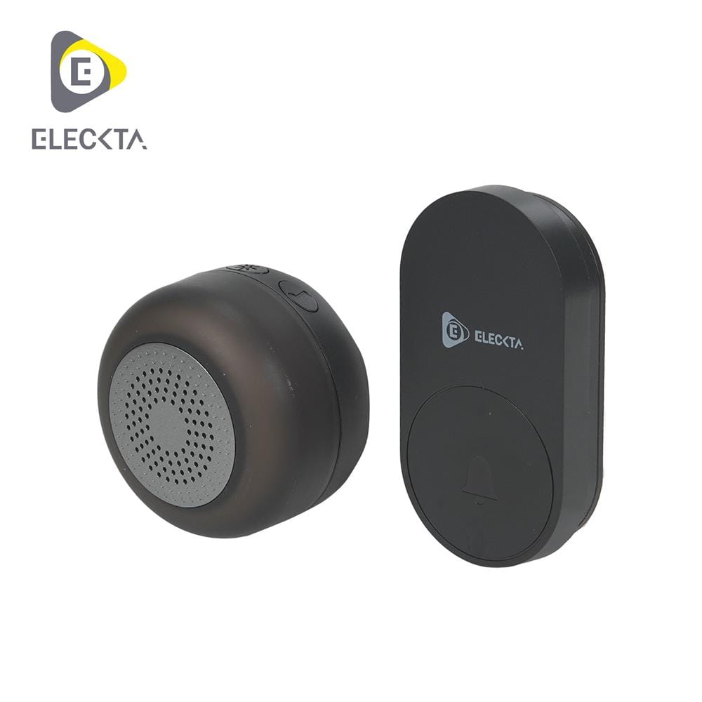 กริ่งไร้สาย ELECKTA KINETIC FL-213-BLK สีดำ