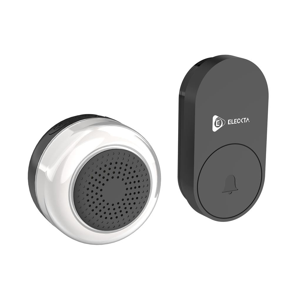 กริ่งไร้สาย ELECKTA KINETIC FL-213-BLK สีดำ