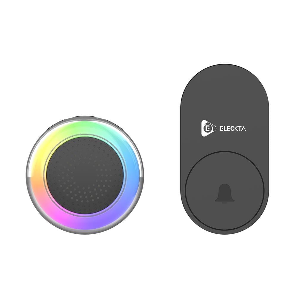 กริ่งไร้สาย ELECKTA KINETIC FL-213-BLK สีดำ