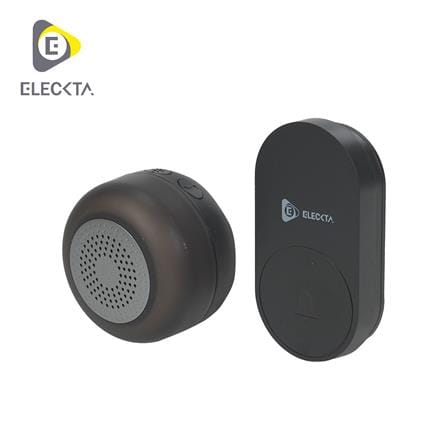 กริ่งไร้สาย ELECKTA KINETIC FL-213-BLK สีดำ_0