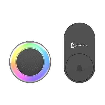 กริ่งไร้สาย ELECKTA KINETIC FL-213-BLK สีดำ_2