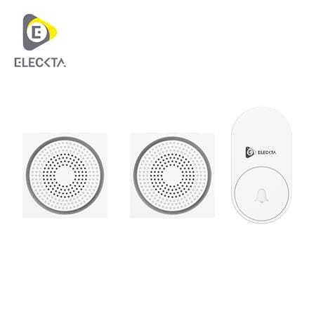 กริ่งไร้สาย ELECKTA KINETIC FL-315-2 สีขาว_0