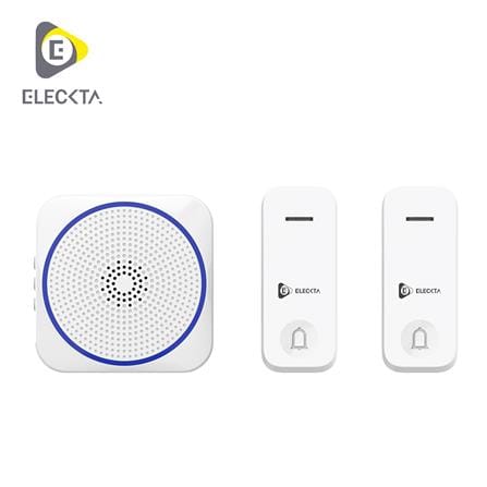 กริ่งไร้สาย ELECKTA KINETIC FB-2-617 สีขาว_0