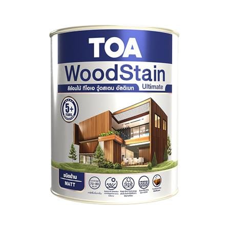 สีย้อมไม้ ชนิดด้าน TOA WOODSTAIN ULTIMATE UM99 สีใ...