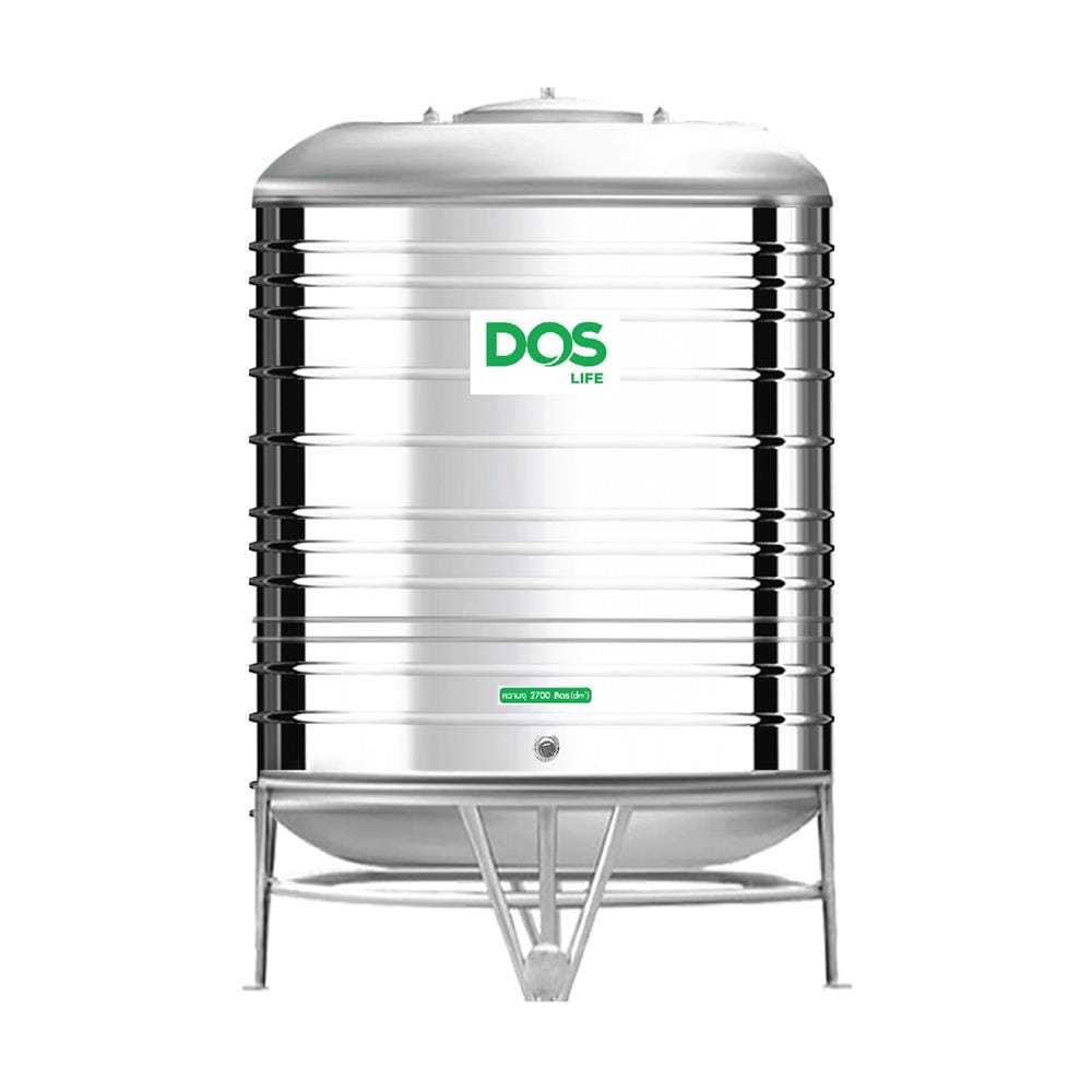ถังเก็บน้ำสเตนเลส DOS ECO-05/GD-2700L 2700 ลิตร