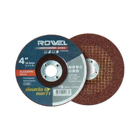 ใบเจียร ROWEL RW-GA271006016 4 นิ้ว x 6.0 มม. สีแดง_2
