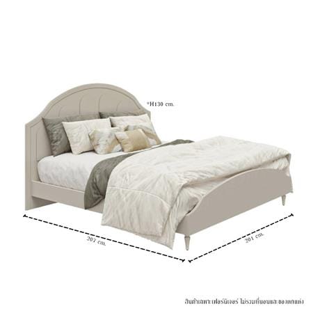 เตียง 6 ฟุต SB FURNITURE FAY 19244776 สี PASTELA CREAM_4