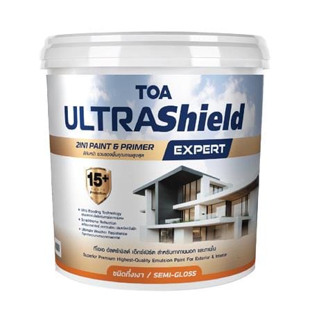 สีน้ำทาภายใน-ภายนอก ชนิดกึ่งเงา TOA ULTRASHIELD EX...