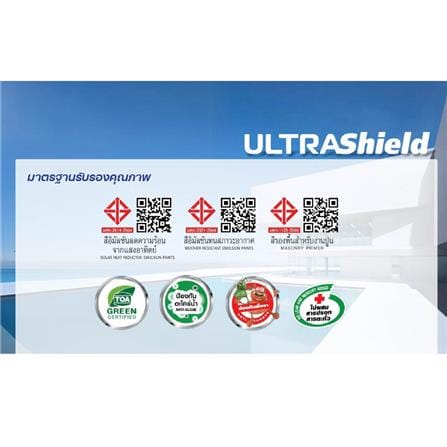 สีน้ำทาภายใน-ภายนอก ชนิดกึ่งเงา TOA ULTRASHIELD EXPERT BASE A 9 ลิตร_3