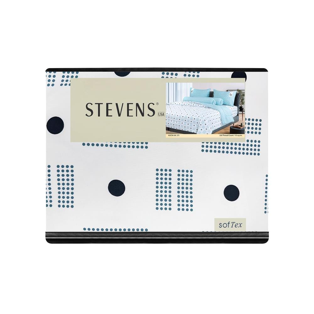 ชุดผ้าปูที่นอน 6 ฟุต (ชุด 6 ชิ้น) STEVENS SOFTEX AL27
