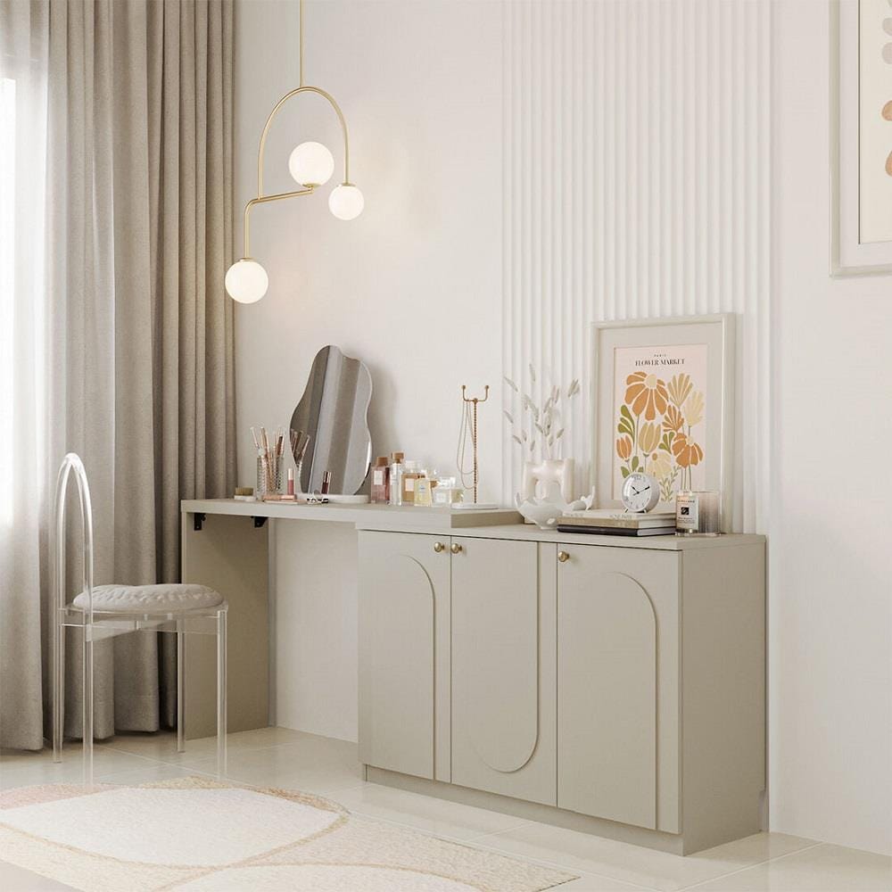 โต๊ะอเนกประสงค์ SB FURNITURE LUMA 19242246 225 ซม. สี PASTELA CREAM