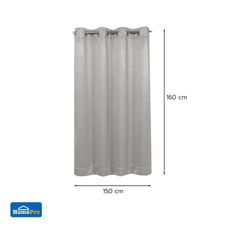 ผ้าม่าน EYELET HOME LIVING STYLE SOFIA UV 150x160 ซม. สีเทา_10