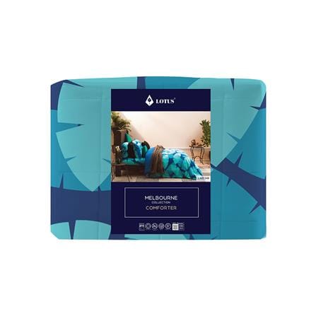 ผ้านวม LOTUS MELBOURNE L-MB 04B 100x90 นิ้ว สี BLUE_1