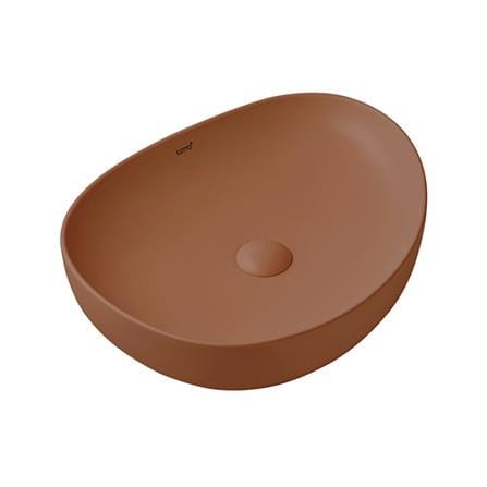 อ่างล้างหน้าวางบนเคาน์เตอร์ COTTO C001266 CB KLIRR สีน้ำตาล_0