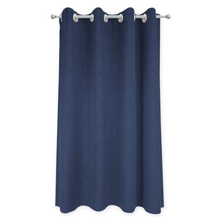 ผ้าม่าน EYELET HOME LIVING STYLE CURVE UV 140x160 ซม. สีน้ำเงิน_0