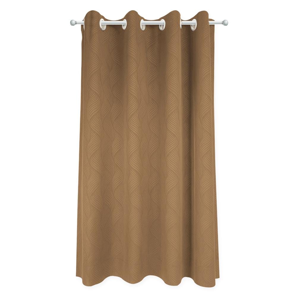 ผ้าม่าน EYELET HOME LIVING STYLE CURVE UV 140x160 ซม. สีน้ำตาล_1