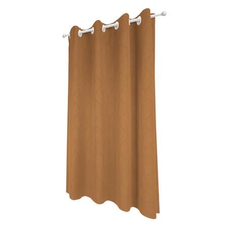 ผ้าม่าน EYELET HOME LIVING STYLE CURVE UV 140x160 ซม. สีน้ำตาล_2