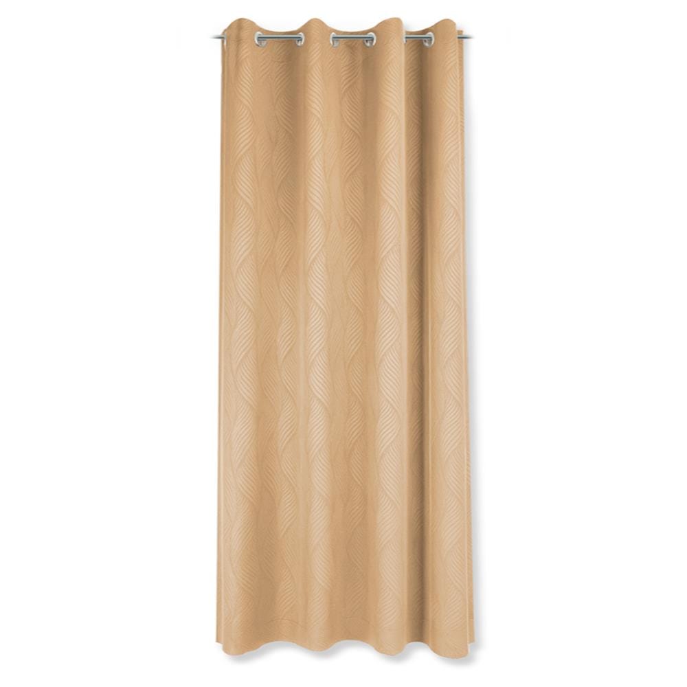 ผ้าม่าน EYELET HOME LIVING STYLE CURVE UV 140x220 ซม. สีครีม