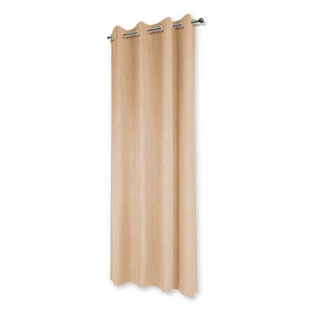 ผ้าม่าน EYELET HOME LIVING STYLE CURVE UV 140x220 ซม. สีครีม_1