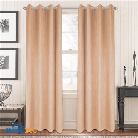 ผ้าม่าน EYELET HOME LIVING STYLE CURVE UV 140x220 ซม. สีครีม_3