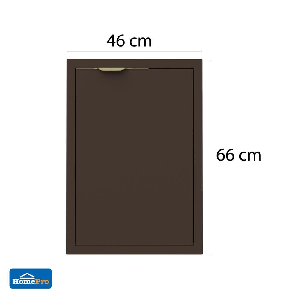 บานซิงค์เดี่ยว MJ GLITTER 46x66 ซม. สี CHOC MOOSE