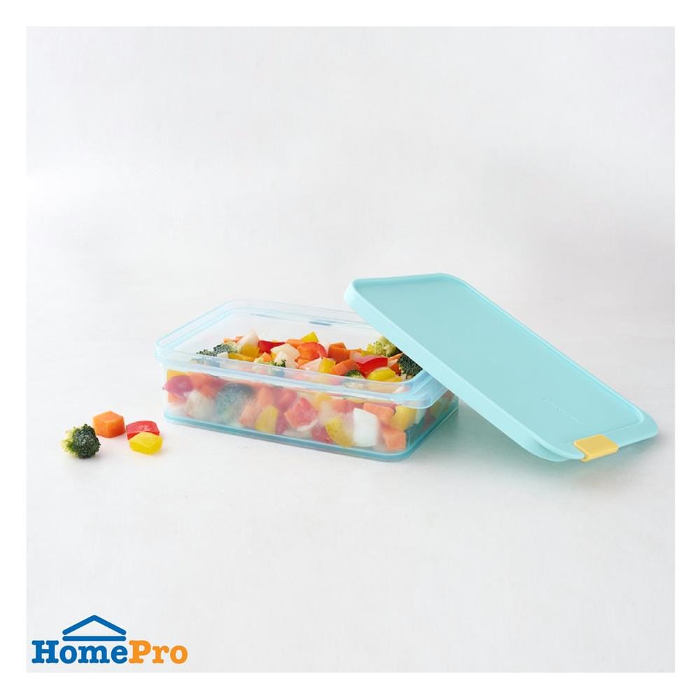 กล่องอาหาร 1.05 ลิตร LOCKNLOCK FREEZER FIT สีฟ้า