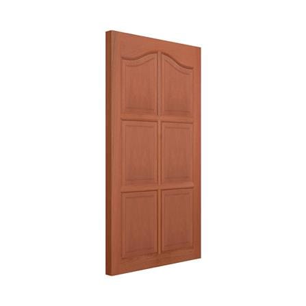 หน้าต่างไม้เนื้อแข็ง VK VK352 6 ฟัก (ปีกนก) 60x100 ซม. สีธรรมชาติ_1