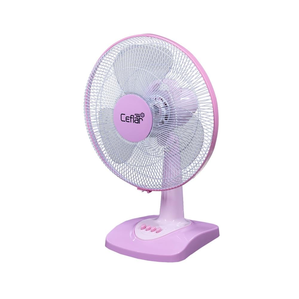 พัดลมตั้งโต๊ะ 16 นิ้ว CEFLAR FB-1602 สีชมพู