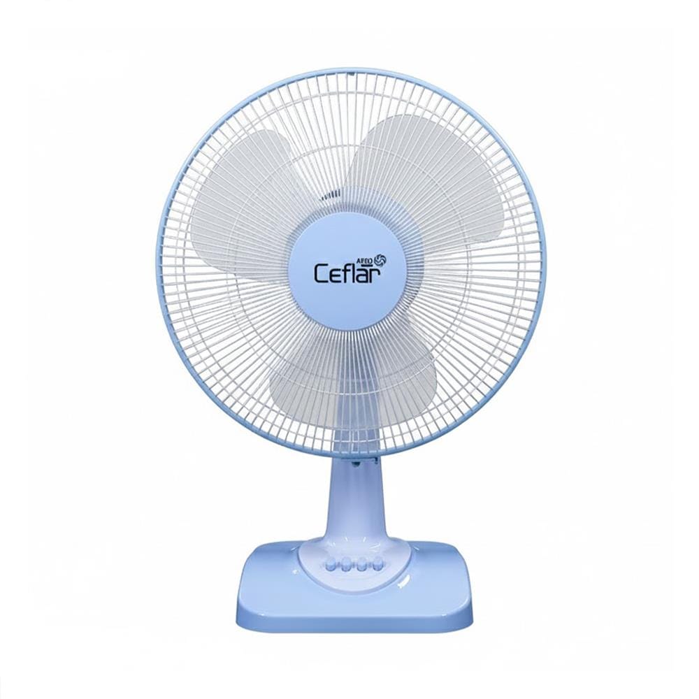 พัดลมตั้งโต๊ะ 16 นิ้ว CEFLAR FB-1602 สีฟ้าอ่อน