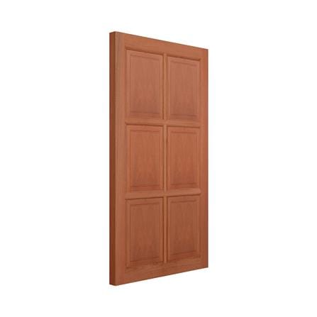 หน้าต่างไม้เนื้อแข็ง VK VK362 6 ฟัก 60x100 ซม. สีธรรมชาติ_1
