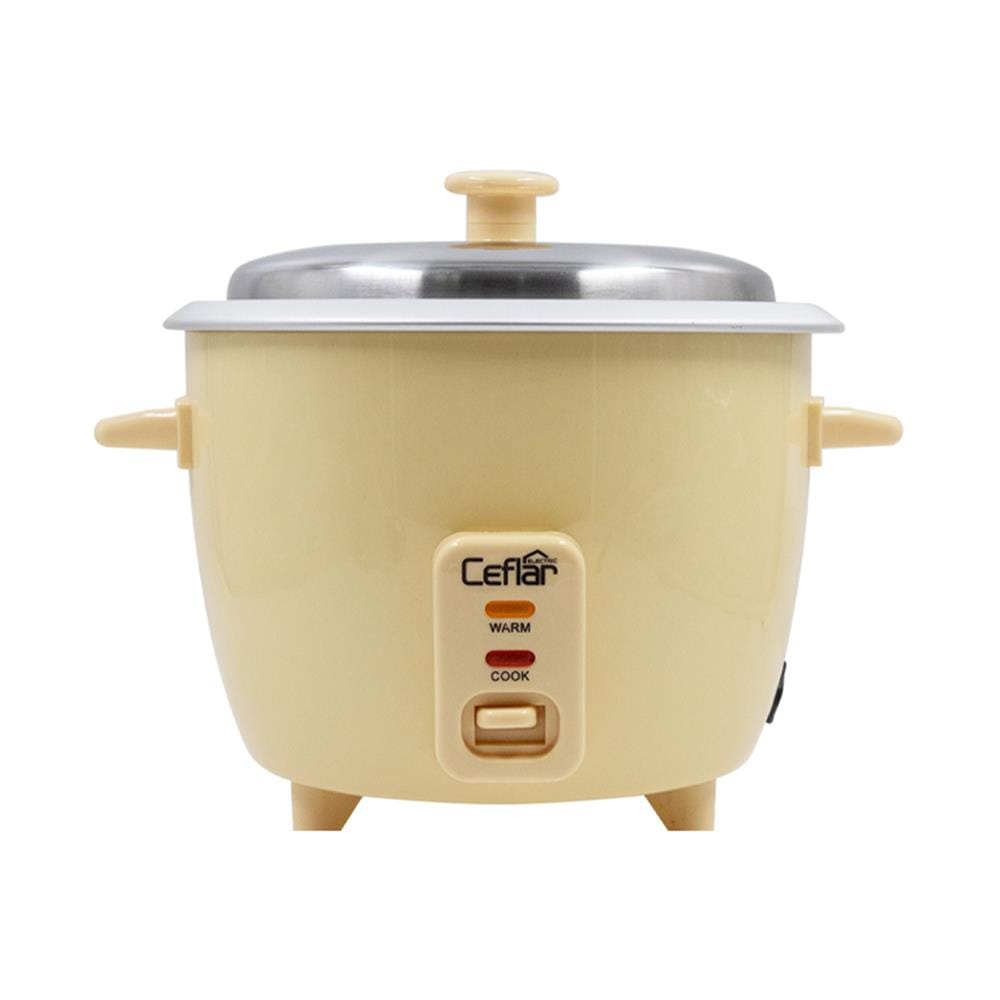 หม้อหุงข้าวธรรมดา CEFLAR CR-100 DELUXE 1 ลิตร สีเหลือง