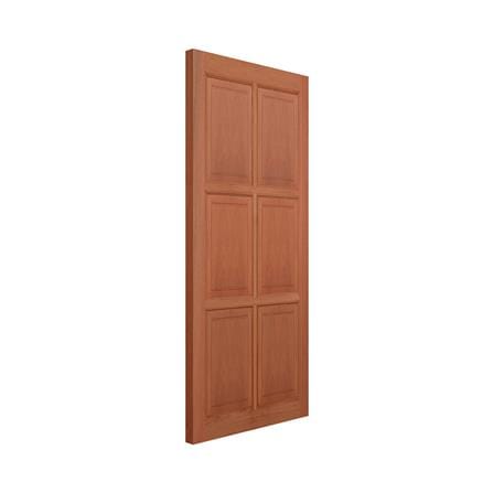 หน้าต่างไม้เนื้อแข็ง VK VK362 6 ฟัก 50x100 ซม. สีธรรมชาติ_1